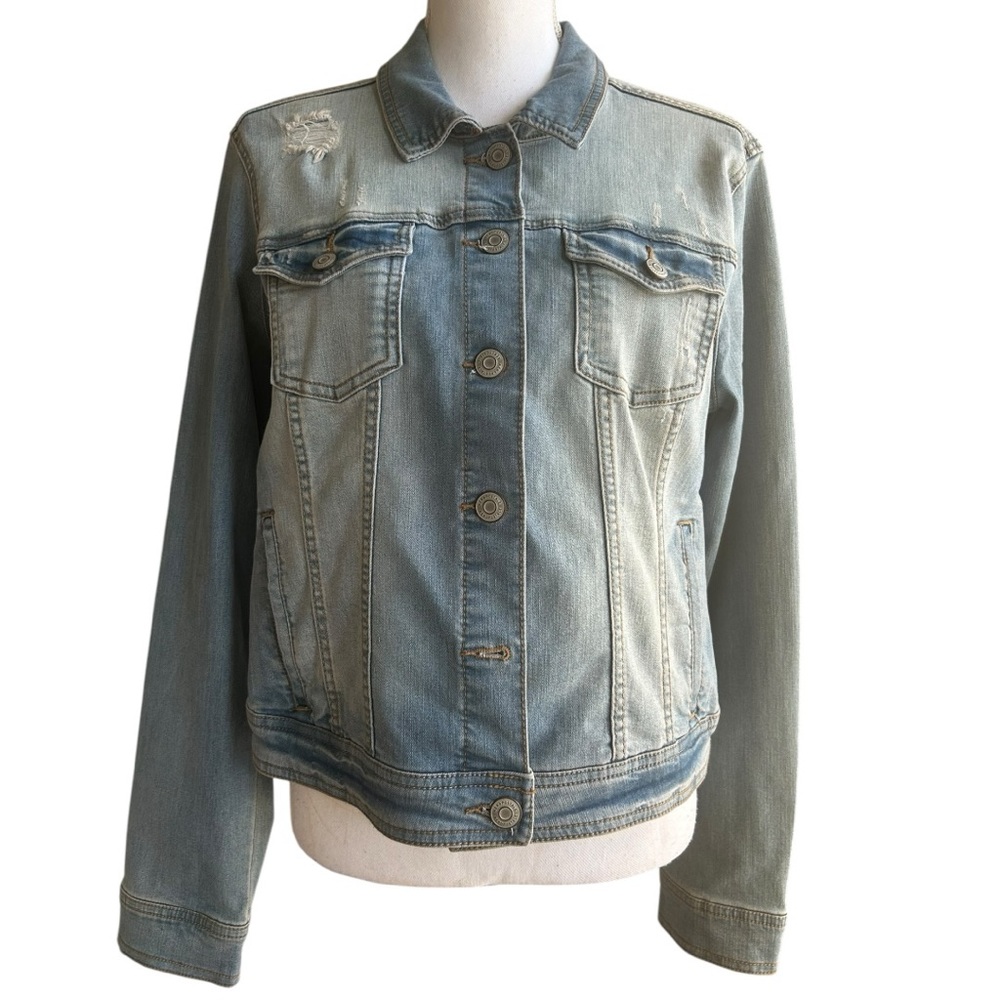 Aeropostale Women's Blue Jean Jacket